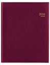 Agenda 2026 Brepols Concorde Lima 7 jours/2 pages bordeaux