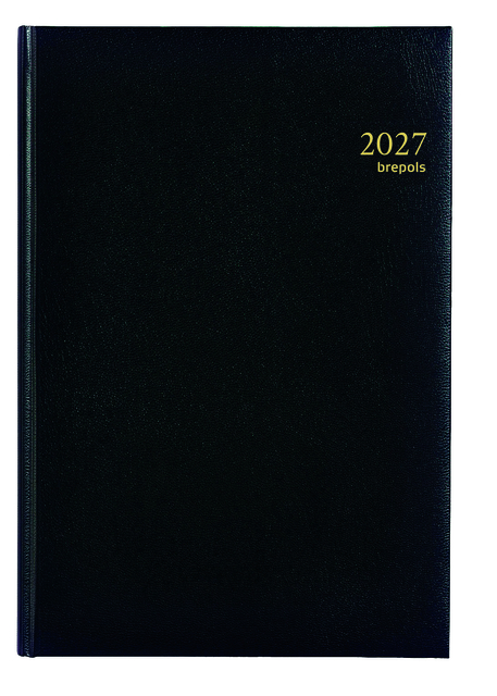 Agenda 2026 Brepols Omega Lima 7dagen/2pagina's zwart