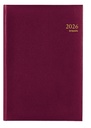 Agenda 2026 Brepols Omega Lima 7 jours/2 pages bordeaux