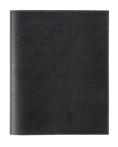 [900037] Agenda 2026 Brepols Concorde Calpe spirale 7 jours/2 pages noir