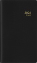 Agenda 2026 Brepols Breplan Genova 7 jours/1 page noir
