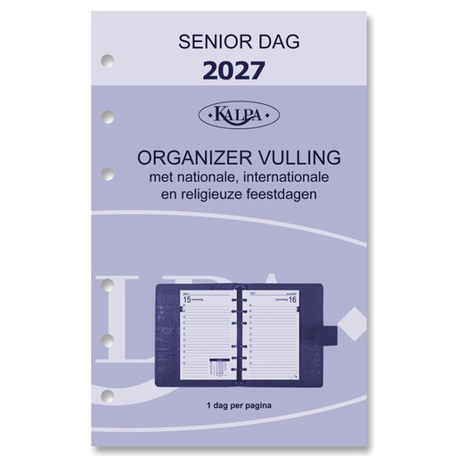 [336058] Recharge agenda 2027 Kalpa Senior 1 jour/1 page