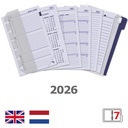 Agendavulling 2026 Kalpa Pocket jaardoos 7dagen/2pagina'