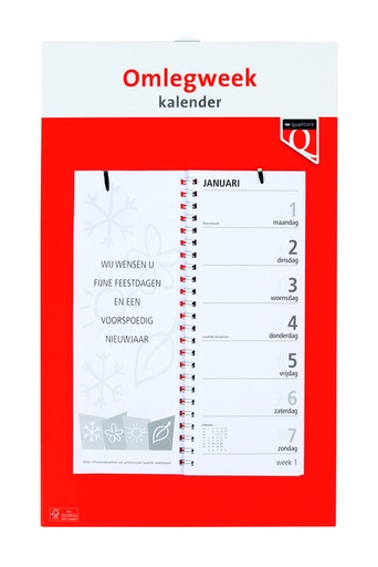 [336040] Calendrier hebdomadaire 2027 Quantore