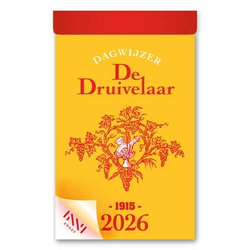 [336071] Calendrier journalier à effeuiller 2025 De Druivelaar