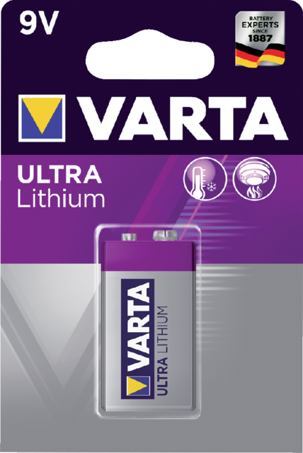 Pile Varta Ultra Lithium 9V