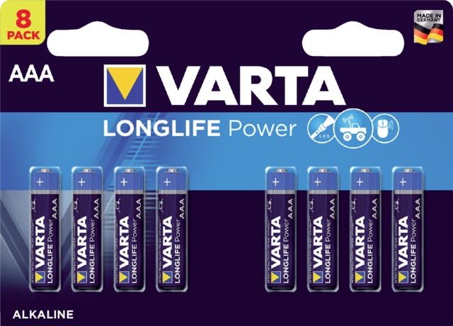 Pile Varta Longlife Power 8x AAA