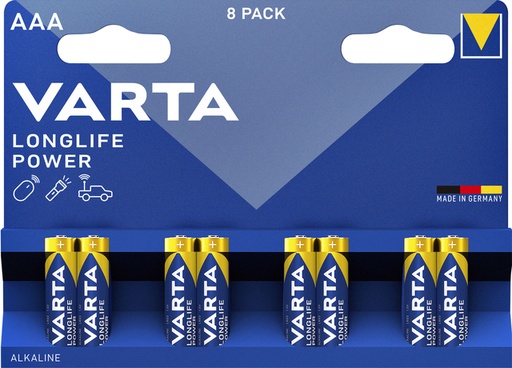 [413870] Pile VARTA Longlife Power 8x AAA