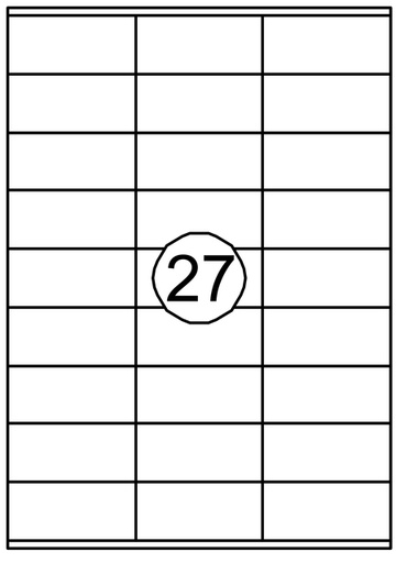 [129948] Etiket Quantore 70x32mm 2700stuks