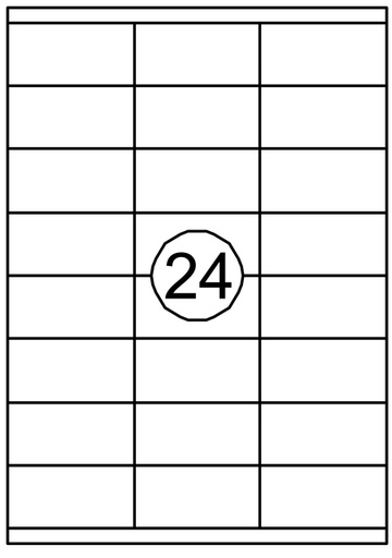 [129958] Etiket Quantore 70x35mm 2400stuks