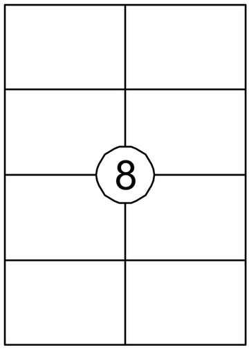 [129940] Etiquette Quantore 105x74mm  800 pièces