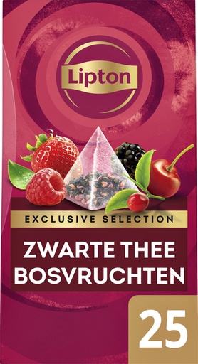 [899992] Thé Lipton Exclusive Fruits des bois 25x 2g