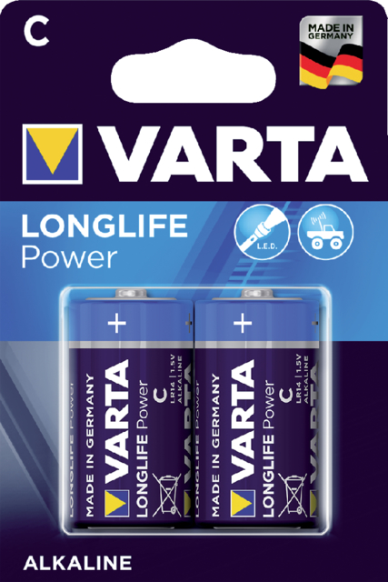 Pile Varta High Longlife Power 2x C