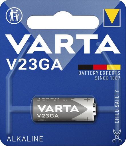 [413771] Batterij Varta V23GA alkaline blister à 1stuk