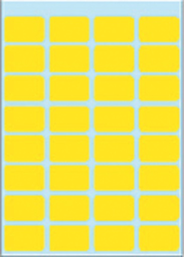 [815145] Etiket HERMA 3641 12x19mm geel 160 stuks
