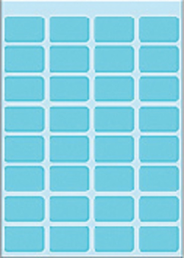[815143] Etiket HERMA 3643 12x19mm blauw 160 stuks