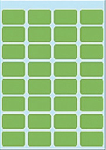 [815144] Etiket HERMA 3645 12x19mm groen 160 stuks
