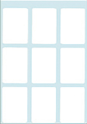 [818033] Etiket HERMA 3752 24x35mm wit 63 stuks