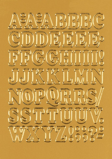 [818176] Etiquette HERMA 4183 lettres A-Z or 12mm 50 pièces