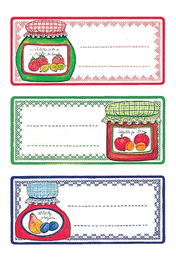 [818034] Etiquette de cuisine HERMA 3766 Bocaux