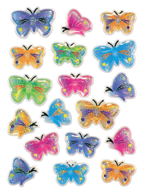 Etiquette HERMA 5251 Papillons 3D
