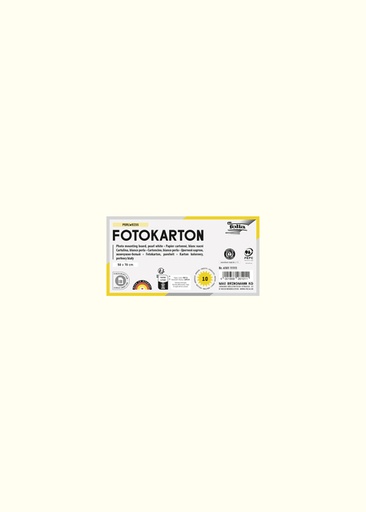 [141691] Fotokarton Folia 300gr 50x70cm 10vel 01 parelwit