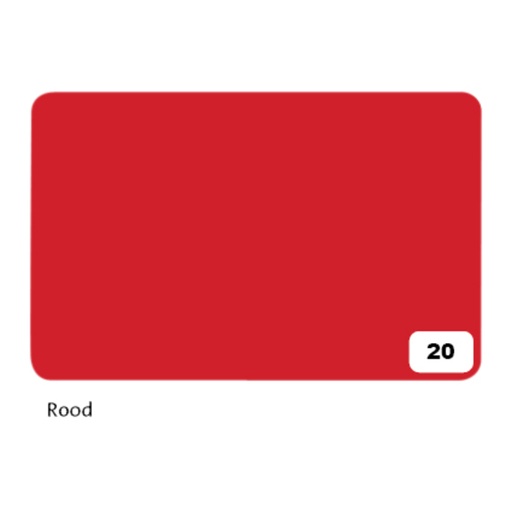 [141672] Carton photo Folia 2 faces 50x70cm 300g nr 20 rouge