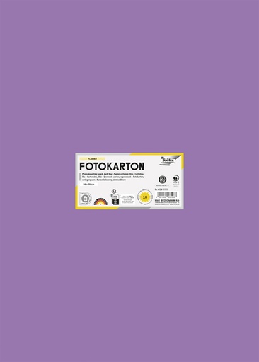 [141688] Fotokarton Folia 300gr 50x70cm 10vel 28 paars