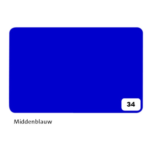 [141683] Carton photo Folia 2 faces 50x70cm 300g nr 34 bleu moyen