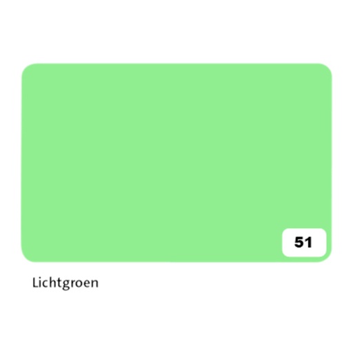 [141685] Fotokarton Folia 2-zijdig 50x70cm 300gr nr51 lichtgroen