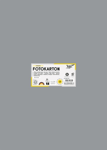 [141699] Fotokarton Folia 300gr 50x70cm 10vel 84 steengrijs