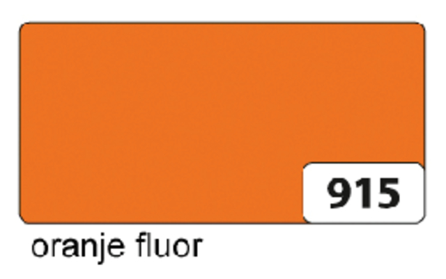 Etalagekarton Folia 1-zijdig 48x68cm 380gr nr915 lichtoranje