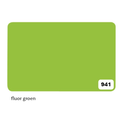 [142154] Etalagekarton Folia 1-zijdig 48x68cm 380gr nr941 fluor groen