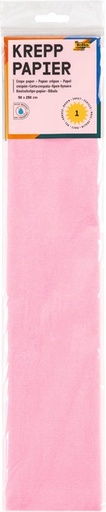 [141859] Papier crépon Folia 250x50cm 10 feuilles n° 119 rose