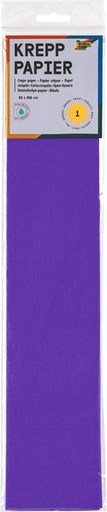 [141861] Crêpepapier Folia 50x250cm 10vel 122 donkerviolet