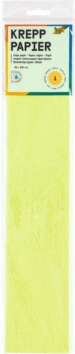 [141865] Papier crépon Folia 250x50cm nr 145 vert clair