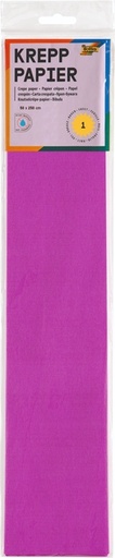 [141869] Crêpepapier Folia 50x250cm 10vel 154 donkerroze