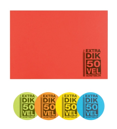 [097628] Schetsboek Papyrus 210x297mm 120gr 50 vel