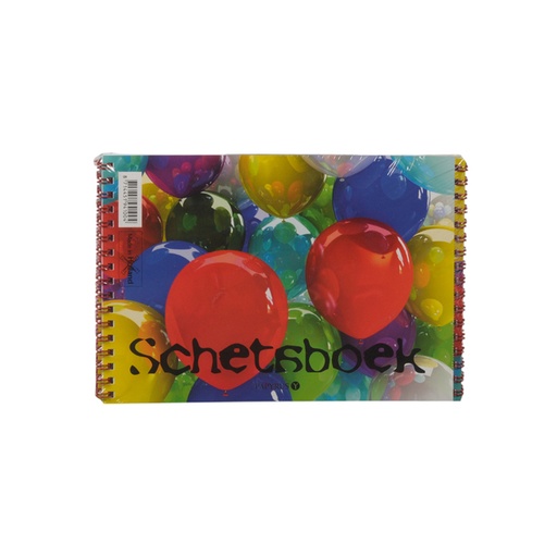 [097614] Schetsboek Papyrus ballon A5 120gr 20 vel
