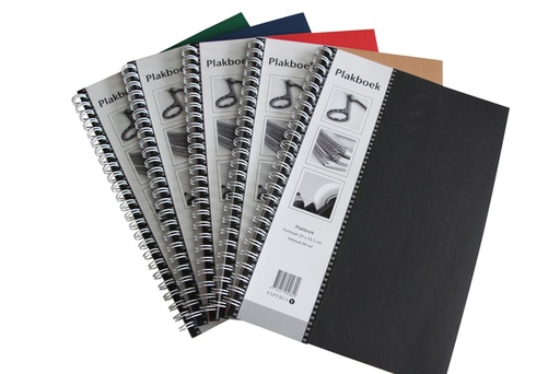 [097022] Plakboek Papyrus 400x280mm 40 vel assorti
