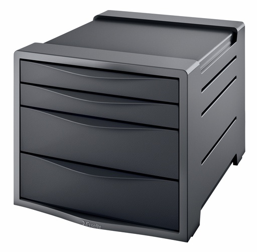 [531214] Module à tiroirs Esselte Vivida 4 tiroirs noir