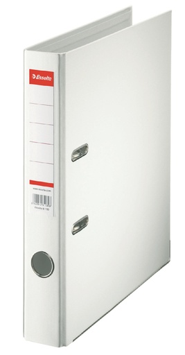 [502700] Classeur à levier Esselte Vivida N°1 A4 50mm PP blanc