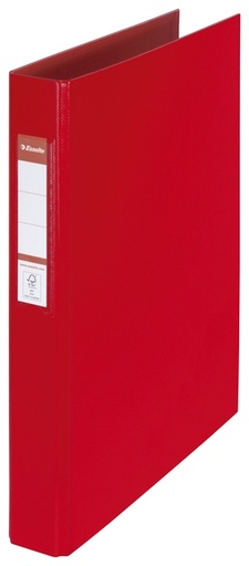 [265692] Classeur Esselte VIVIDA A4 4 anneaux méc-O 25mm PP rouge