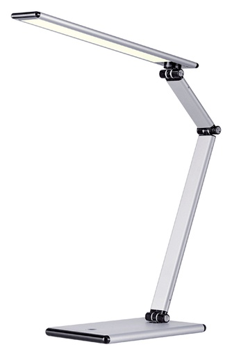 [495246] Bureaulamp Hansa led Slim zilvergrijs