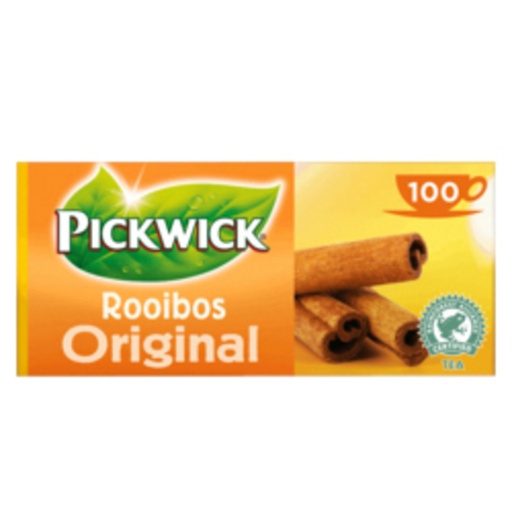 [891714] Thé Pickwick rooibos 100x 1,5g avec enveloppe