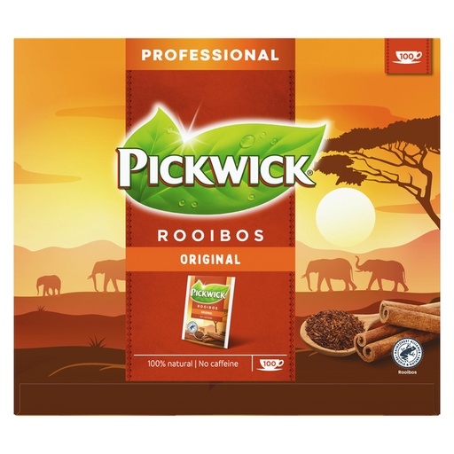 [891714] Thee Pickwick rooibos 100x1.5gr met envelop