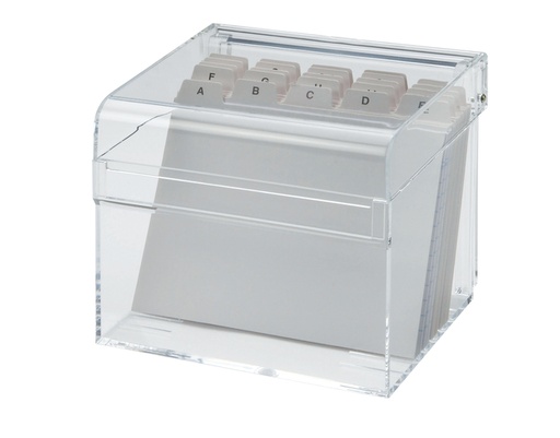 [221101] Kaartenbak Maul met index DIN A6 acryl