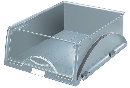 [390444] Corbeille à courrier Leitz 5231 Sorty avec clapet gris