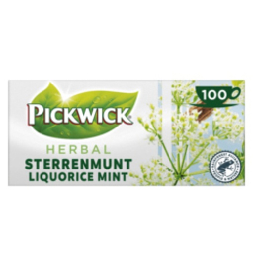 [891847] Thé Pickwick Sterrenmunt 100x 2g avec enveloppe