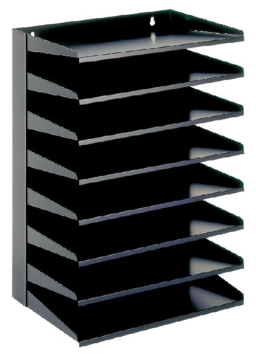 [391270] Etagère trieur Vepa Bins 8 compartiments noir
